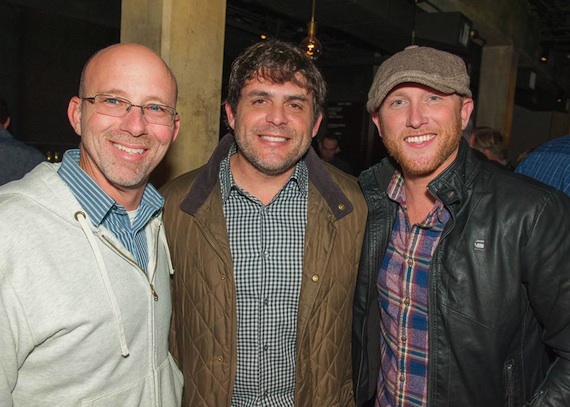 Pictured (L-R): SATVs Terry Wakefield, Rhett Akins, Cole Swindell.