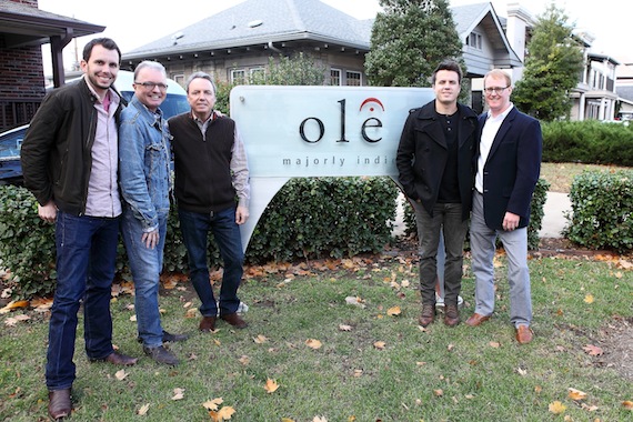  Ben Strain, ole Creative Director; Gilles Godard, ole VP of Business Development; Jody Williams, BMI VP of Writer/Publisher Relations in Nashville; Josh Dorr, an ole songwriter and RCA artist; and John Ozier, ole GM of Creative in Nashville.