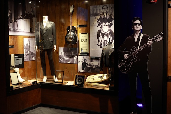 Part of Roy Orbison exhibit at the Musicians Hall of Fame and Museum