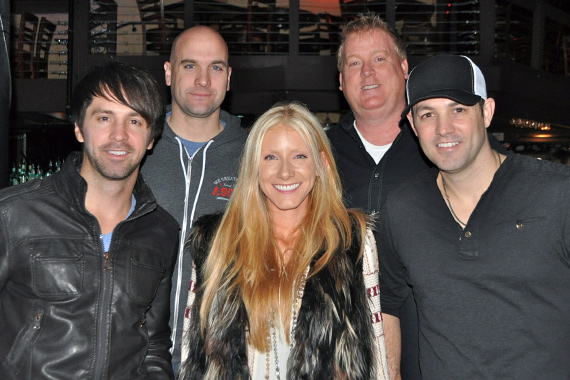 Pictured (L-R): (front row) Chris Cavanaugh, Kalisa Ewing, David Ray; (back row) ASCAP's Robert Filhart and ASCAP's Mike Sistad. Photo: ASCAP's Alison Toczylowski