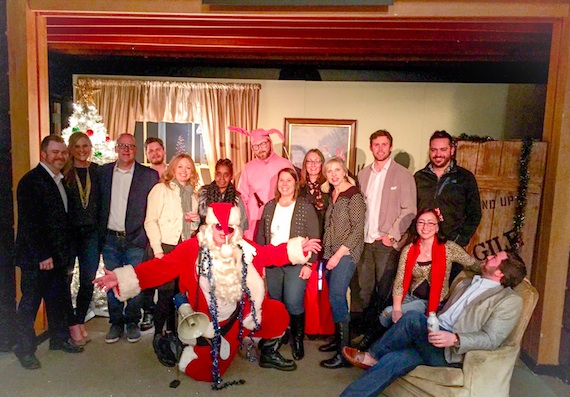 Warner/Chappell staff celebrates the holiday season.