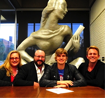 Pictured (L-R): Whitney Daane, Desmond Child, Levi Hummon & Fletcher Foster. 