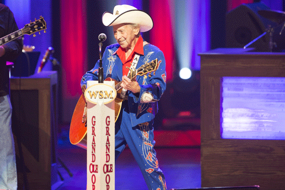 Grand Ole Opry star Little Jimmy Dickens. Photo: Chris Hollo 