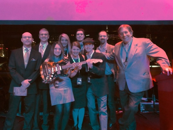 Back Row: Brian Huddleston (Nashville Tech Council)  Debby Farmer (DevDigital) Will Hackett (Kalatech), Josh Griffin (DevDigital.)  Front Row: Mitch Ballard (DevDigital), Brittany Wegusen (Kalatech), Melissa Hollis (Kalatech), Max Black (Kalatech), Peter Marcum (DevDigital)