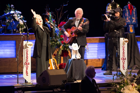 Connie Smith performs. Photo: Chris Hollo/Grand Ole Opry