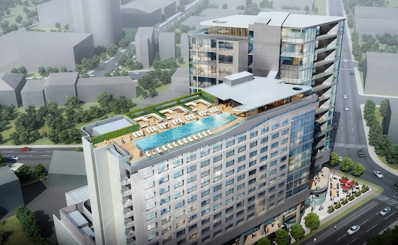 Virgin Hotels Nashville rendering