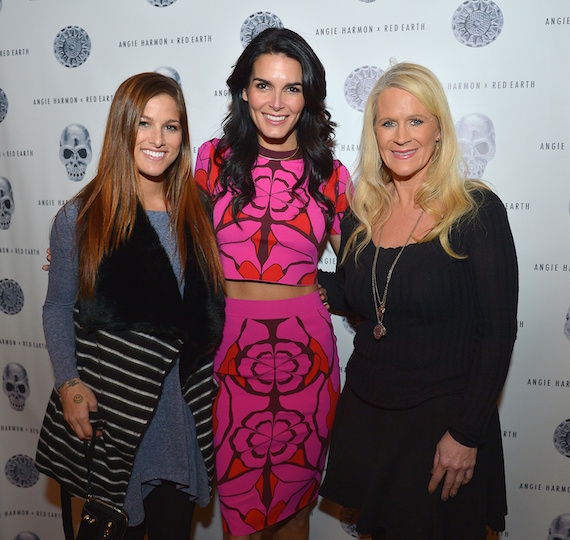 Pictured (L-R): Musician Cassadee Pope,  Angie Harmon, and BMLG's Allison Jones. Photo: Jason Davis/Getty Images for Red Earth