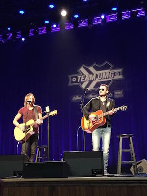 Keith Urban and Eric Church. Photo: CRS