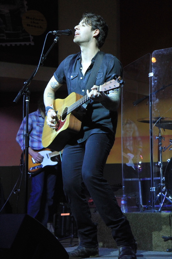 Austin Webb performs during the 2015 MusicRow CountryBreakout Awards. Photo: Bev Moser/Moments By Moser