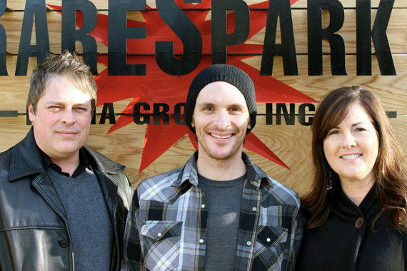 Pictured (L-R): Scot Sherrod, VP/GM; Park Chisolm; Suzanne Strickland, Owner/CEO.