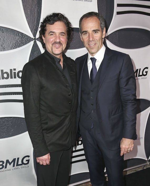 Pictured (L-R): Big Machine President/CEO Scott Borchetta and Republic Records Founder/CEO Monte Lipman. Photo: Imeh Akpanudosen/Getty Images 