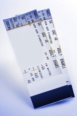 Concert tickets --- Image by  Ocean/Corbis