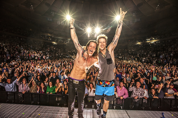 Florida Georgia Line's Tyler Hubbard (L) and Brian Kelley (R). Photo: Jim Wright 