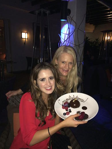 Laura Marano with BMLG's Allison Jones. Photo courtesy of Laura Marano.