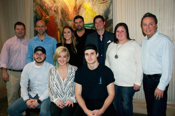 Pictured (Top): Bradley Collins (BMI), Brian Kolb, Hannah Montgomery, Dallas Davidson, Austin Marshall, Megan Pool, Jody Williams (BMI). (Bottom): Houston Phillips, Maggie Rose, Kyle Fishman.