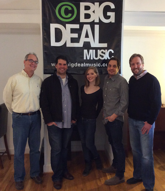 Pictured (L-R): Dale Bobo, Greg Gallo, Sarah Emily Parish, Pete Robinson, and Scott Safford 