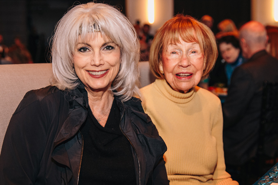 Emmy Lou Harris (L) with Jo Walker-Meador (R). Photo: CK Photo