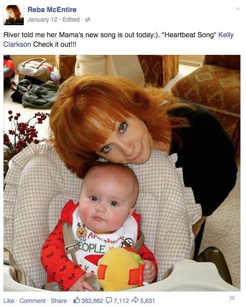 reba and granddaughter river