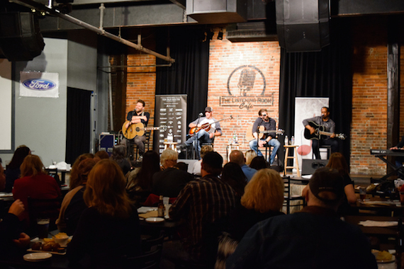 Pictured (L- R):  James Otto, Trent Tomlinson, Clint Daniels, Anthony Smith. Photo: Bev Moser  