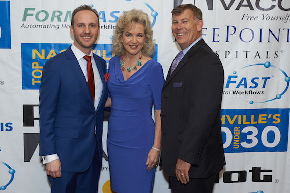 Pictured (L-R): Rusty Gaston, Lisa Harless, and Brian Nock. 