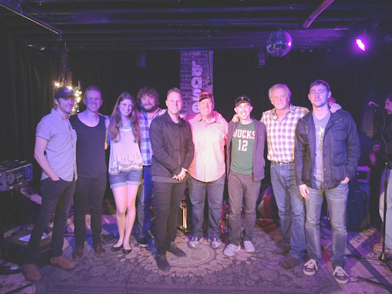 Pictured (L-R): Combustion Music's Kenley Flynn, AJ Pruis, Julia Scheider-Williams, Chris Van Belkom, Matthew West, Atlas Music Publishing's Richard Stumpf, Ryan Brodhead, and Combustion's Chris Farren and Ashley Gorley.