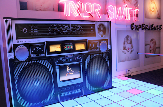 The Taylor Swift Experience at the Grammy Museum in Los Angeles. Photo: Grammy Museum