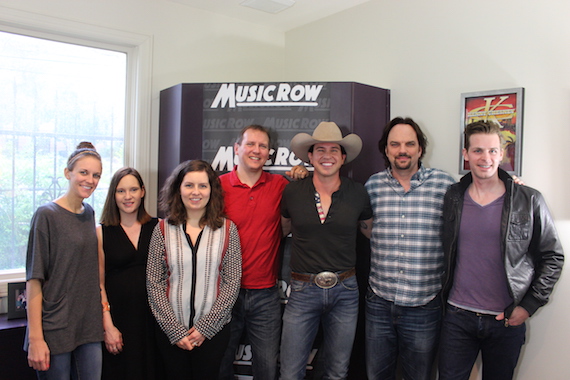 Jon Wolfe with MusicRow staff.