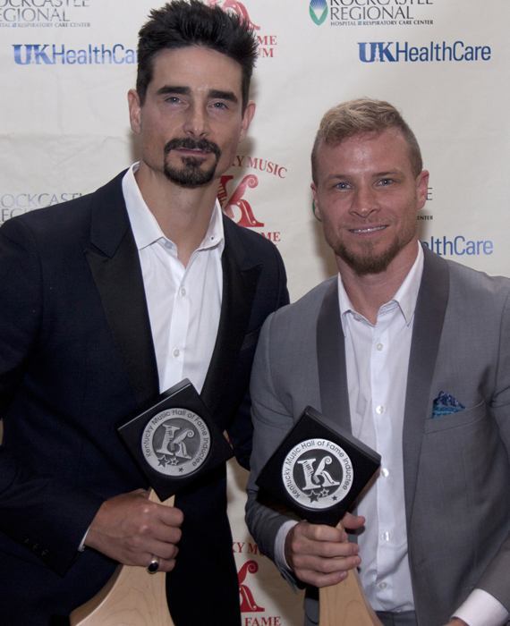 Kevin and Brian of the Backstreet Boys. Photo: J and K Kreations