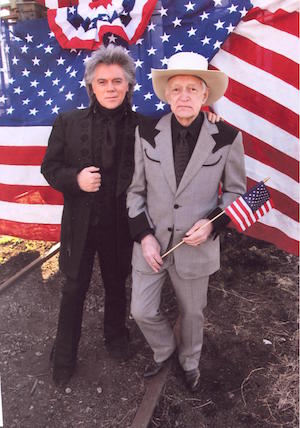 Marty Stuart and father John Stuart