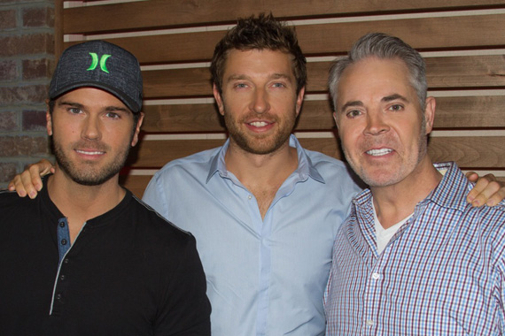 (L-R): AMSs Chuck Wicks, Eldredge, AMS's Blair Garner