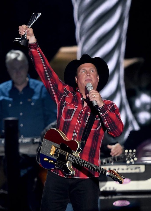 Garth Brooks sang "All-American Kid."