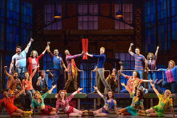 The original cast of "Kinky Boots." Photo: Facebook.com/KinkyBootsBway