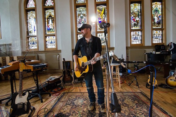 Kristian Bush at Ocean Way studio in Nashville.