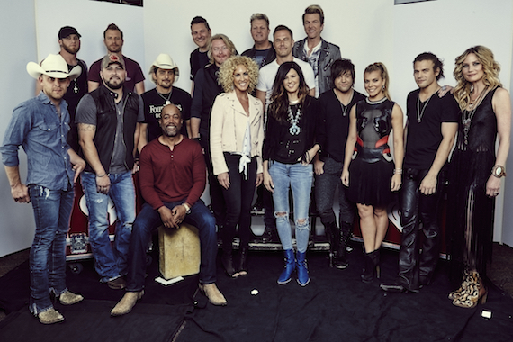 Artists gather at iHeartRadio Country Festival. Photo: Harper Smith for iHeartRadio