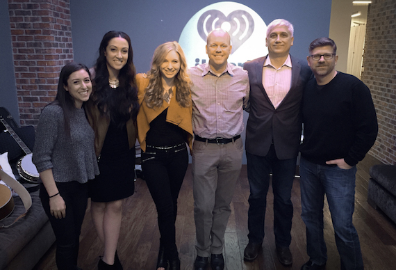 Pictured (L-R): iHeartMedias Jenny Sperling, iHeartMedias Marissa Morris, Artist Olivia Lane, iHeartMedias Clay Hunnicutt, Big Spark Music Group's Denniz Kurtz, Star Farm Nashvilles Michael Powers.