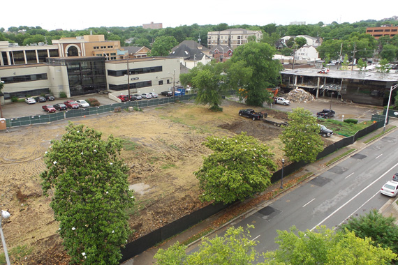 (May 27, 2015) Demolition on the 17th Ave. block of Music Row (54, 56, 58, 60, 62 and 64 Music Square West).