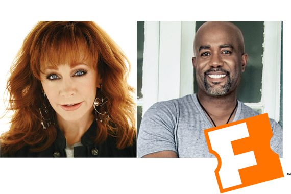 Reba and Darius Rucker.