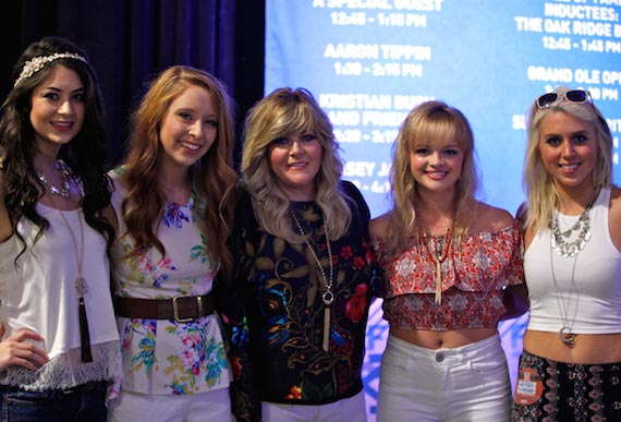 Pictured (L-R): Mignon Grabois, Kalie Shorr, Jamie O'Neal, Karli Chayne, Brit Willson