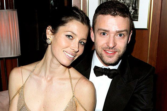 Jessica Biel with husband Justin Timberlake.