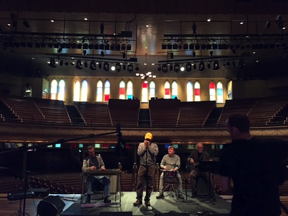 Lloyd Green, Charlie McCoy and Norbert Putnam at The Ryman.