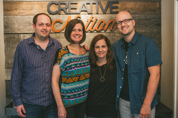 Pictured (L-R): Jeff Skaggs, Beth Laird, Lori McKenna, Luke Laird. Photo: Spencer Combs 