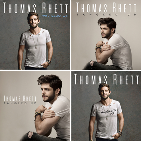 Fans can vote for the album cover for Thomas Rhett. 