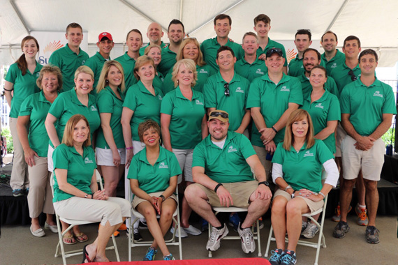 SunTrust Sports & Entertainment Staff at the company's 17th Annual Hot Dog Day.