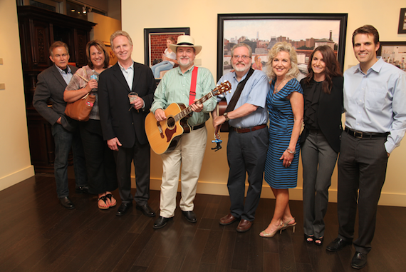 Pictured (L-R):  Ted Bell, Jacquelynn Shumate, Marshall Shumate, Les Kerr, Dan Modlin, Lisa Harless, Stephanie Renfrow and Adam Slack