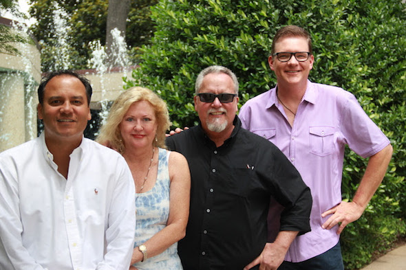 Pictured (L-R): Eleven Eleven's Jason Morris and Jewel Coburn, Max T. Barnes and BMI's Perry Howard