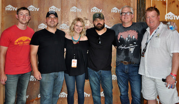 Pictured (L-R): Ashley Gorley, Jon Nite, ASCAP's Beth Brinker, Jonathan Singleton, Rivers Rutherford and ASCAP's Mike Sistad