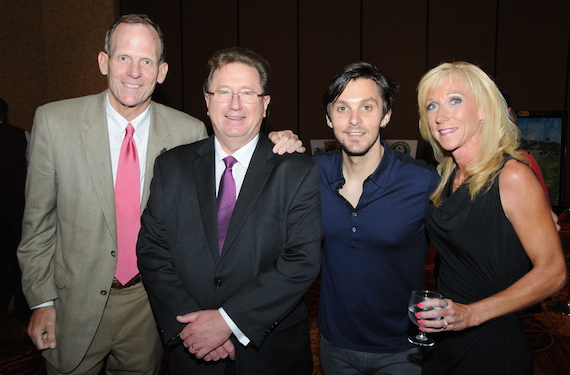 BMI's Dan Spears, IBA President/CEO Dennis Lyle, Charlie Worsham, IBA outgoing Board Chair and WJIL/WJVO- Jacksonville GM Sarah Hautala