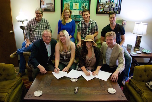 Pictured: (L-R) Back Row: Chris Oglesby (BMG, VP - Creative); Sara Knabe (BMG, Senior Creative Director); Daniel Lee (BMG, Senior Creative Director); Kevin Lane (BMG, Creative Director); Front Row  Jim Zumwalt (Shackelford, Bowen, Zumwalt & Hayes); Elizabeth Elkins, Vanessa Olivarez; Kos Weaver (BMG, Executive Vice President)