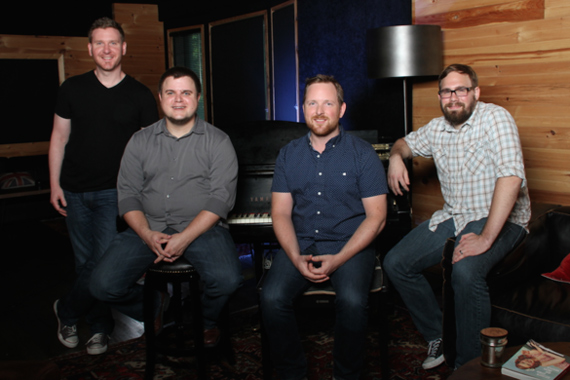 Pictured (L-R): Bob Squance (Sr. Coordinator, A&R Administration), Steven McMillan (Manager, Royalty Services), Steve Nalbert (Director, Creative and Licensing), Kevin Thompson (Manager, Licensing).