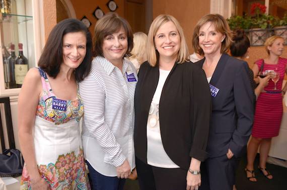 Pictured (L-R): Leslie Fram, Nancy Shapiro, Megan Barry, and Mary Ann McCready.  Not pictured:  Debbie Linn. Photo: Clark Thomas